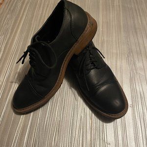 Perry Ellis Portfolio Mens Grand Black Ultra Foam Lace Up Dress Shoes Size 8